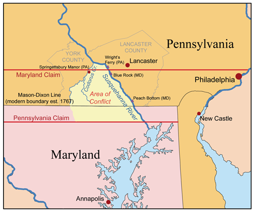 Pennsylvania vs Maryland: The War That Almost Was