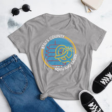 Load image into Gallery viewer, Berks County Born and Raised Women&#39;s T-Shirt - The Pennsylvania T-Shirt Company