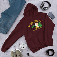 Load image into Gallery viewer, Bucks County Born and Raised Hoodie - The Pennsylvania T-Shirt Company