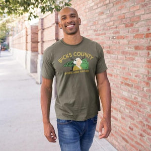 Bucks County Born and Raised Men's T-Shirt - The Pennsylvania T-Shirt Company