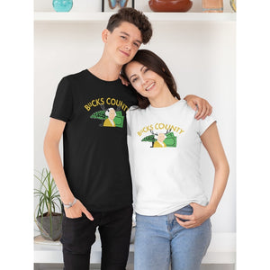 Bucks County Georgie Double Bucks Women's T-Shirt - The Pennsylvania T-Shirt Company
