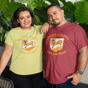 Chester County Born and Raised Men's T-Shirt - The Pennsylvania T-Shirt Company