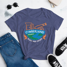 Load image into Gallery viewer, Cumberland County Born and Raised Women&#39;s T-Shirt - The Pennsylvania T-Shirt Company