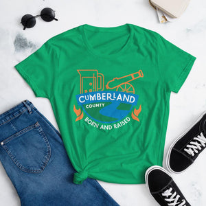 Cumberland County Born and Raised Women's T-Shirt - The Pennsylvania T-Shirt Company
