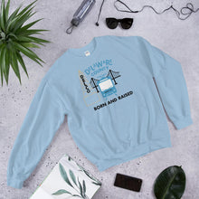 Load image into Gallery viewer, Delaware County Born and Raised Sweatshirt - The Pennsylvania T-Shirt Company