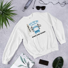 Load image into Gallery viewer, Delaware County Born and Raised Sweatshirt - The Pennsylvania T-Shirt Company