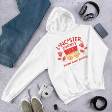 Load image into Gallery viewer, Lancaster County Born and Raised Hoodie - The Pennsylvania T-Shirt Company