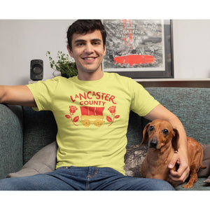Lancaster County Conestoga Rose Men's T-Shirt - The Pennsylvania T-Shirt Company
