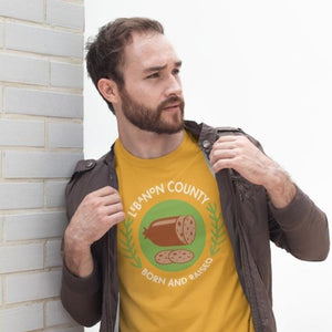 Lebanon County Born and Raised Men's T-Shirt - The Pennsylvania T-Shirt Company