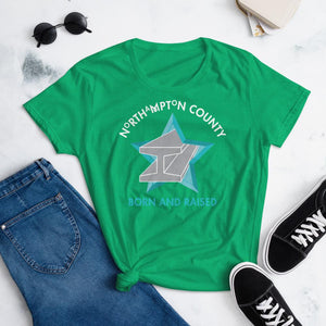 Northampton County Born and Raised Women's T-Shirt - The Pennsylvania T-Shirt Company