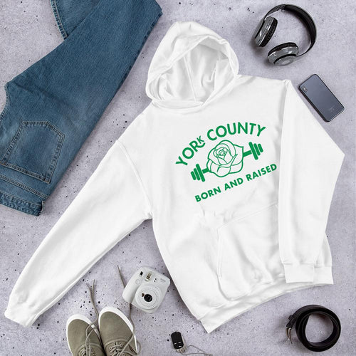 York County Born and Raised Hoodie - The Pennsylvania T-Shirt Company