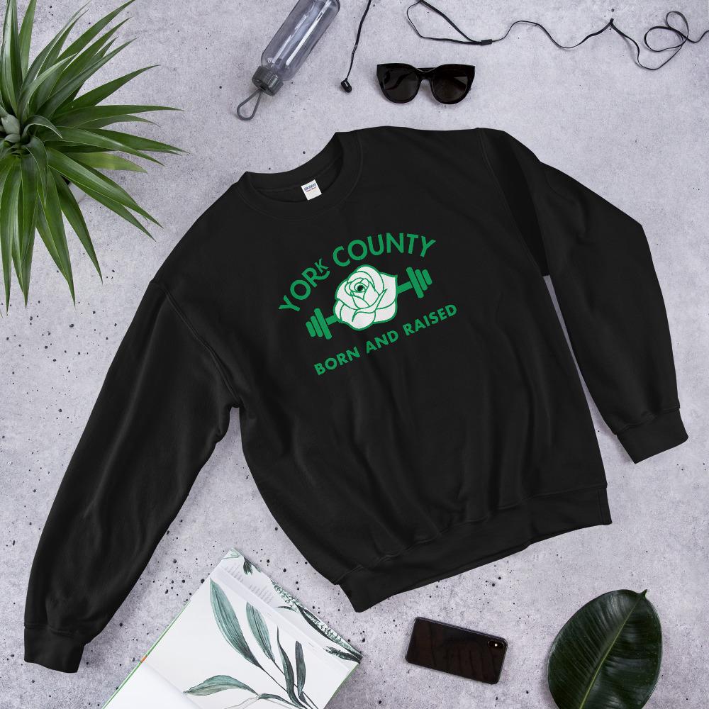 York County Born and Raised Sweatshirt - The Pennsylvania T-Shirt Company