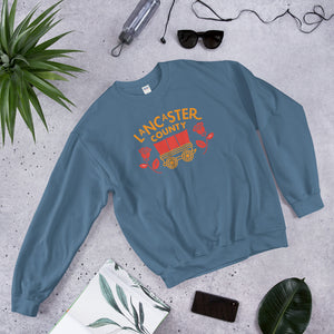 Lancaster County Conestoga Rose Sweatshirt - The Pennsylvania T-Shirt Company