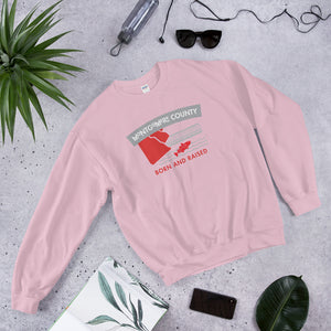 Montgomery County Born and Raised Sweatshirt - The Pennsylvania T-Shirt Company