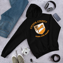 Load image into Gallery viewer, Chester County Born and Raised Hoodie - The Pennsylvania T-Shirt Company