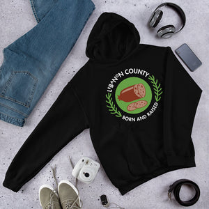 Lebanon County Born and Raised Hoodie - The Pennsylvania T-Shirt Company