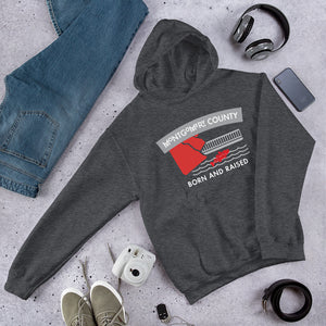 Montgomery County Born and Raised Hoodie - The Pennsylvania T-Shirt Company