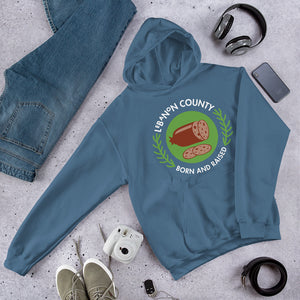 Lebanon County Born and Raised Hoodie - The Pennsylvania T-Shirt Company