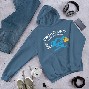 Lehigh County Born and Raised Hoodie - The Pennsylvania T-Shirt Company