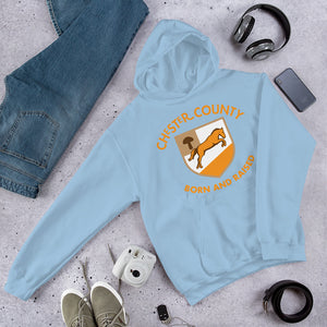Chester County Born and Raised Hoodie - The Pennsylvania T-Shirt Company