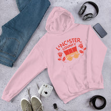 Load image into Gallery viewer, Lancaster County Conestoga Rose Hoodie - The Pennsylvania T-Shirt Company