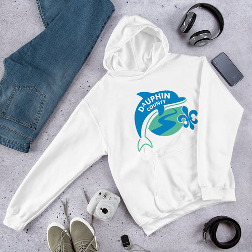 Dauphin County Fleur-de-Dolphin Hoodie - The Pennsylvania T-Shirt Company