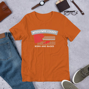 Montgomery County Born and Raised Men's T-Shirt - The Pennsylvania T-Shirt Company