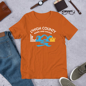 Lehigh County Born and Raised Men's T-Shirt - The Pennsylvania T-Shirt Company