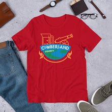 Load image into Gallery viewer, Cumberland County Cannon Arm Pitcher Men&#39;s T-Shirt - The Pennsylvania T-Shirt Company