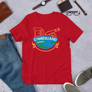 Cumberland County Cannon Arm Pitcher Men's T-Shirt - The Pennsylvania T-Shirt Company