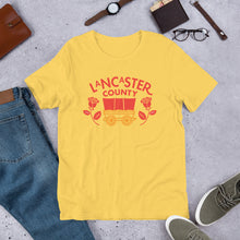 Load image into Gallery viewer, Lancaster County Conestoga Rose Men&#39;s T-Shirt - The Pennsylvania T-Shirt Company