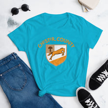 Load image into Gallery viewer, Chester County Mushroom Colt Women&#39;s T-Shirt - The Pennsylvania T-Shirt Company