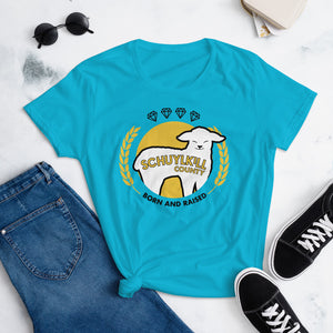 Schuylkill County Born and Raised Women's T-Shirt - The Pennsylvania T-Shirt Company