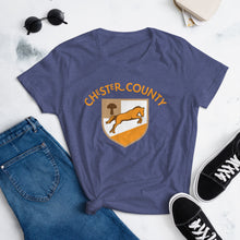 Load image into Gallery viewer, Chester County Mushroom Colt Women&#39;s T-Shirt - The Pennsylvania T-Shirt Company