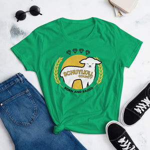 Schuylkill County Born and Raised Women's T-Shirt - The Pennsylvania T-Shirt Company