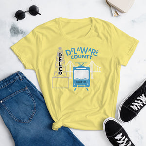 Delaware County Commodore DELCO Women's T-Shirt - The Pennsylvania T-Shirt Company