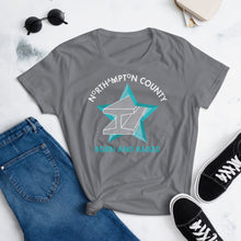 Load image into Gallery viewer, Northampton County Born and Raised Women&#39;s T-Shirt - The Pennsylvania T-Shirt Company
