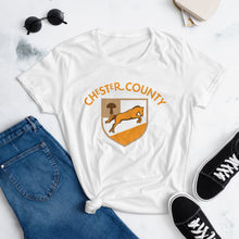 Load image into Gallery viewer, Chester County Mushroom Colt Women&#39;s T-Shirt - The Pennsylvania T-Shirt Company