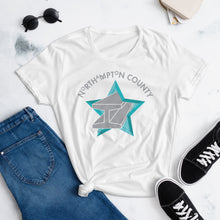 Load image into Gallery viewer, Northampton County Starbeam Women&#39;s T-Shirt - The Pennsylvania T-Shirt Company