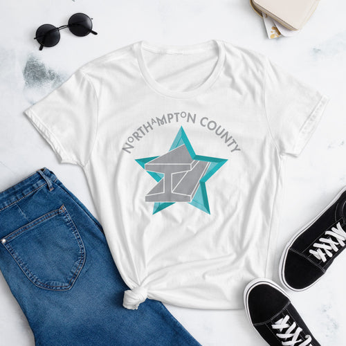 Northampton County Starbeam Women's T-Shirt - The Pennsylvania T-Shirt Company