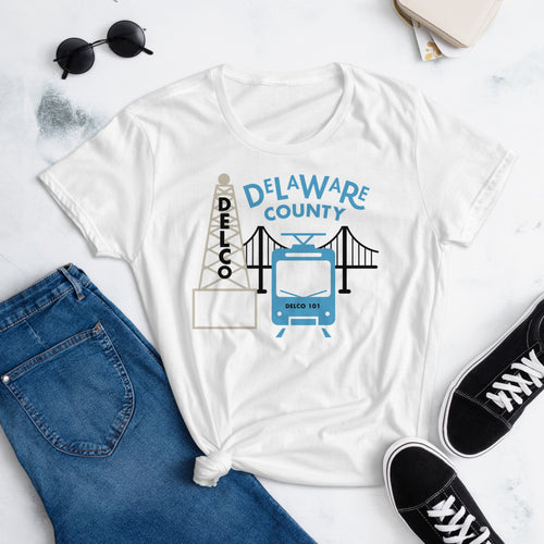 Delaware County Commodore DELCO Women's T-Shirt - The Pennsylvania T-Shirt Company